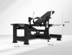 Staklės TUNTURI Platinum Hip Thrust Plate loaded V-series