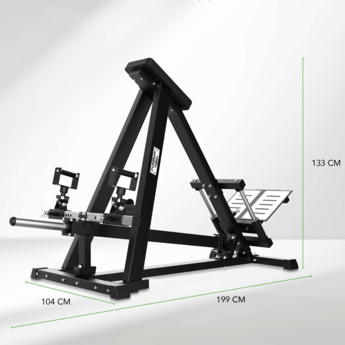 Staklės TUNTURI Platinum Adjustable T-bar Row Plate loaded V-series