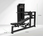 Staklės TUNTURI Platinum Multi Press Selectorized V-series