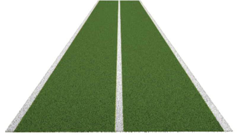 Kunstmuru põrandakate Trackz Uni Sprint 30 × 2 m