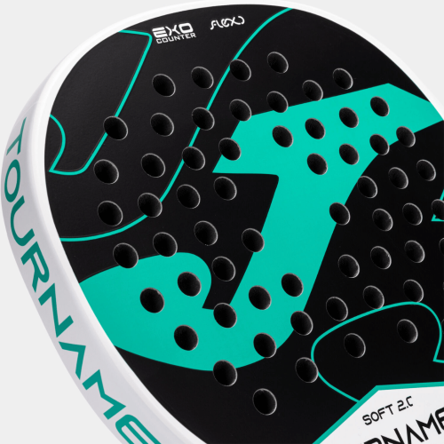 Padelireket Joma Tournament Soft Paddle Racket White Green