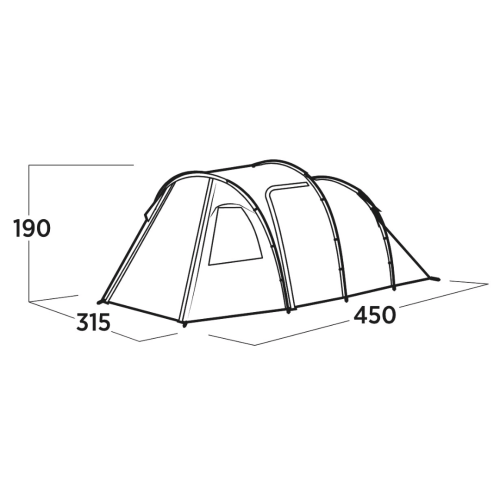 Easy Camp telkimiskardin Hidra 5