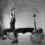 Treeningpall BOSU Toning ball 2 kg - 12,7 cm