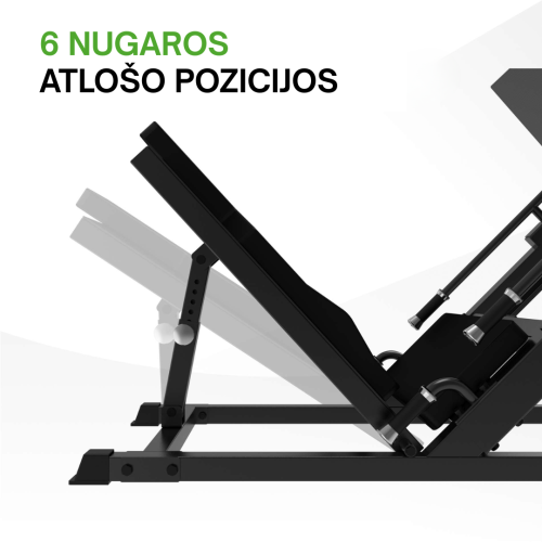 Jalapress masin TUNTURI LP60 Leg Press / Hack Squat (1/4)