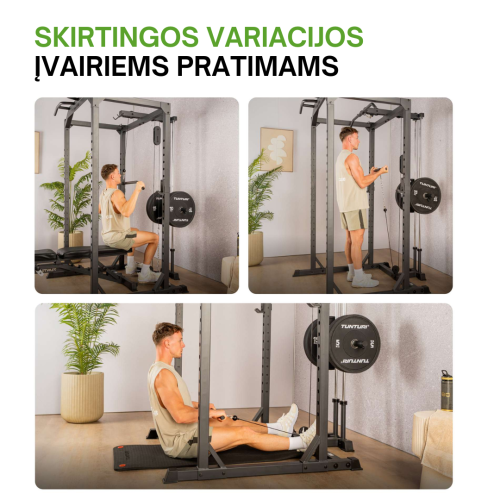 Lisavarustus TUNTURI PR60 Power Rack - köie kinnitus (1/2)
