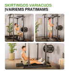 Lisavarustus TUNTURI PR60 Power Rack - köie kinnitus (1/2)