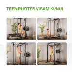 Lisavarustus TUNTURI PR60 Power Rack - köie kinnitus (1/2)