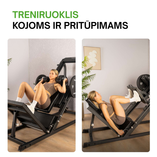 Jalapress masin TUNTURI LP60 Leg Press / Hack Squat (1/4)