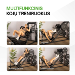 Jalapress masin TUNTURI LP60 Leg Press / Hack Squat (1/4)