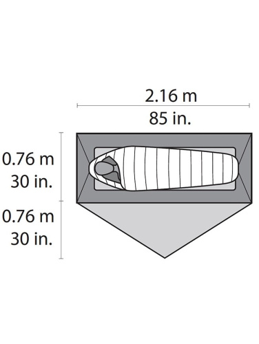 MSR Hubba NX 1-inimese telk
