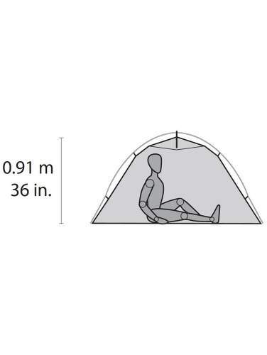 MSR Hubba NX 1-inimese telk