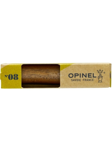 Opinel nugade Nr.8 pähklipuust käepidemega karbis