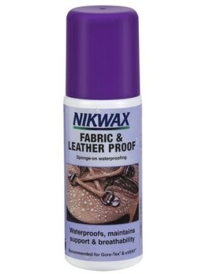 Nikwax Fabric & Leather Proof 125ml veekindel pind/nahaimmutus