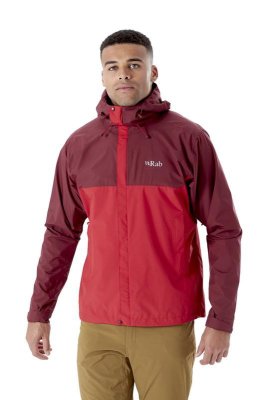 Mehemehe ilmastikukindel meeste jakk Rab Downpour Eco Jacket