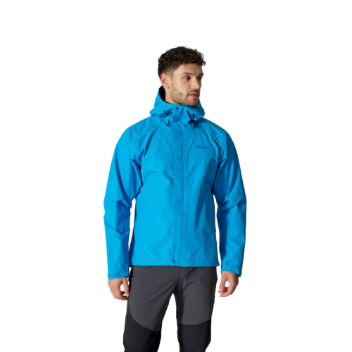 Mehemehe ilmastikukindel meeste jakk Rab Downpour Eco Jacket
