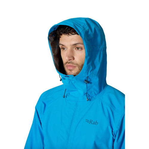 Mehemehe ilmastikukindel meeste jakk Rab Downpour Eco Jacket