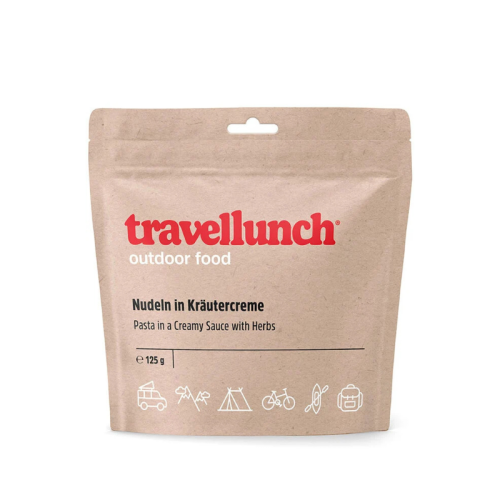 Nr.56 Toit reisimiseks Travellunch pasta koorekastme ja köögiviljadega 125 g.