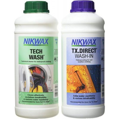 Komplekt Nikwax TECH WASH 1l + TX.DIRECT 1l