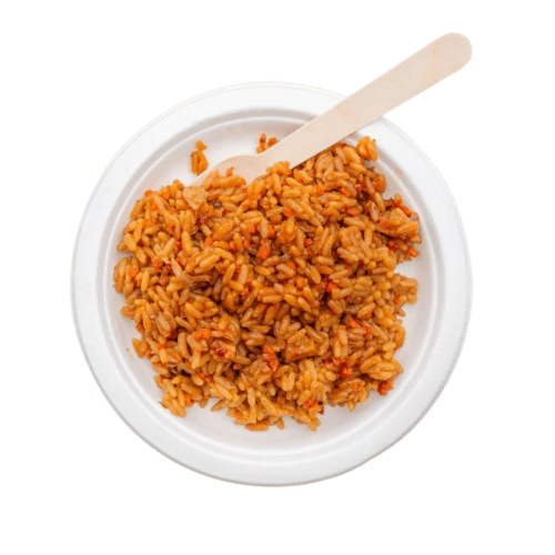 Nr. 89 Reisitoidu MustangFeast kanaliha maapähklikreemi ja riisiga + brownie koogike