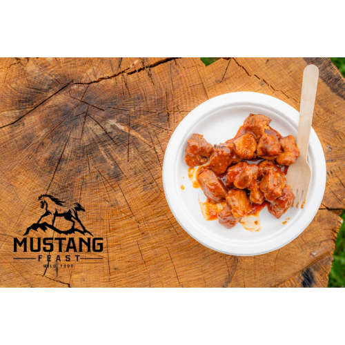 Nr.92 Toim maitsedteele MustangFeast seakoot BBQ koos küüslauguste kartulipuderiga + brownie kook