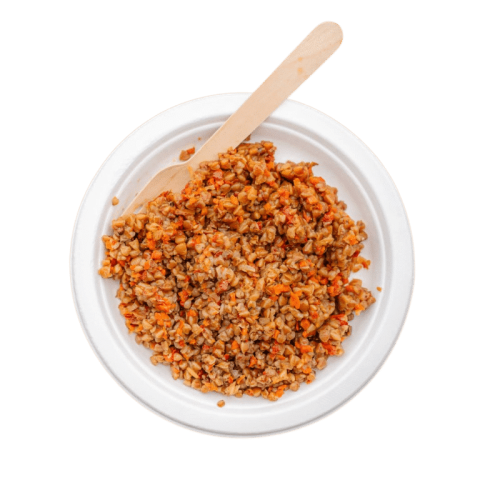 Nr.93 Reisitoit MustangFeast siga spinee BBQ kastmega ja riisiga + pruunika küpsis