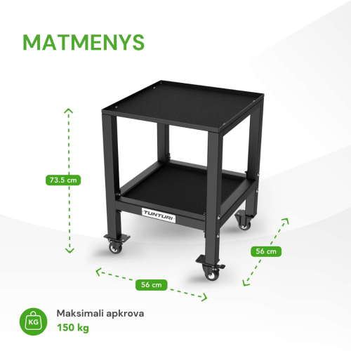 Raskuste ja hantlite hoidja Tunturi Rapid Adjustable Dumbbell Stand