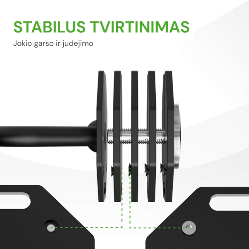 Tunturi Kiire reguleeritav sangpomm Tunturi Rapid Adjustable Kettlebell Handle 28 kg