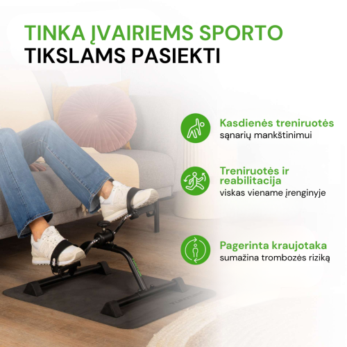 Mini Velotrenažöör Tunturi Mini Bike Basic, Black