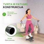 Astmelaud Tunturi Stepper, Black, Incl. Display