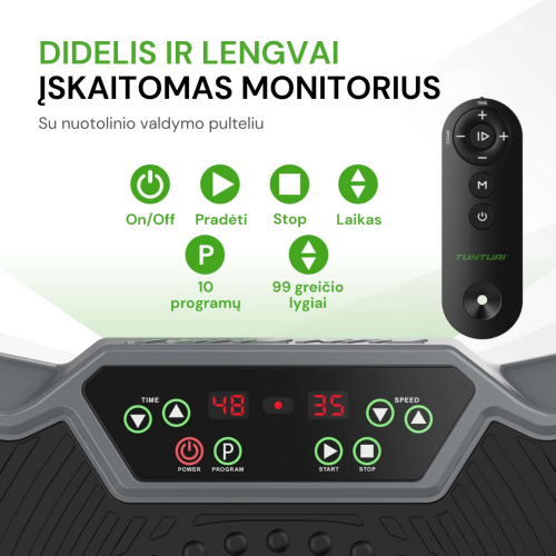 Vibratsiooniplatvorm Tunturi Cardio Fit V40 Vibration Plate