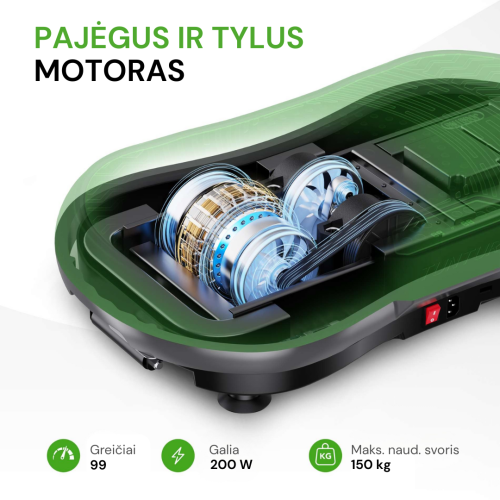 Vibratsiooniplatvorm Tunturi Cardio Fit V40 Vibration Plate