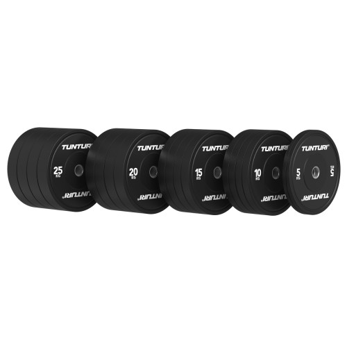 Raskusketaste komplekt TUNTURI Platinum Bumper Plate Black, 290kg