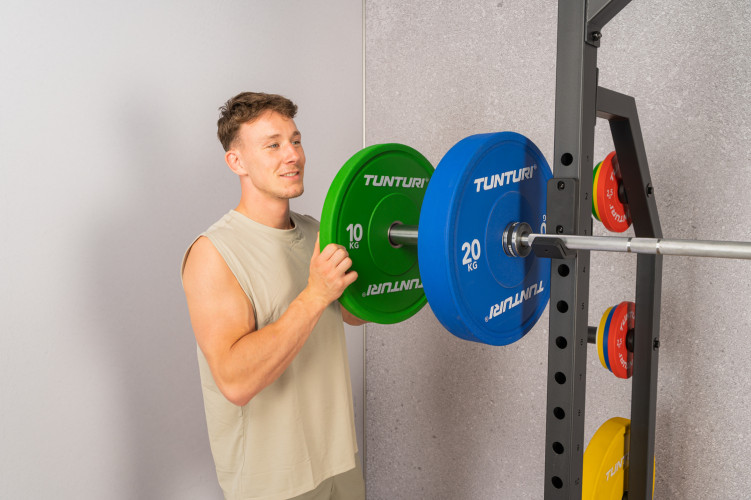 Raskusketaste komplekt TUNTURI Platinum Bumper Plate Colour, 90kg