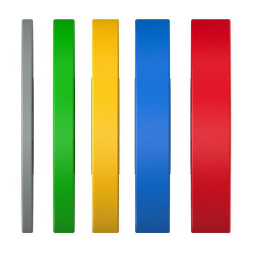 Raskusketaste komplekt TUNTURI Platinum Bumper Plate Colour, 150kg