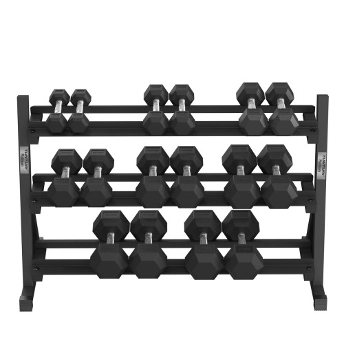 Hantlite komplekt + hoidja TUNTURI Platinum 2,5-20kg