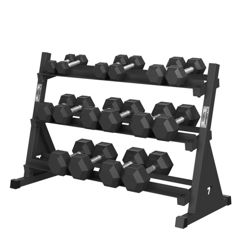 Hantlite komplekt + hoidja TUNTURI Platinum 2,5-20kg