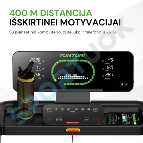 Jooksulint TUNTURI Cardio Fit T30 Treadmill + App