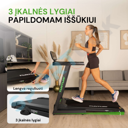 Jooksulint TUNTURI Cardio Fit T30 Treadmill + App