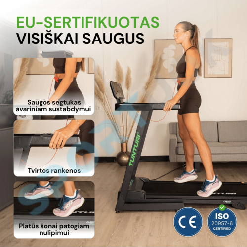 Jooksulint TUNTURI Cardio Fit T30 Treadmill + App