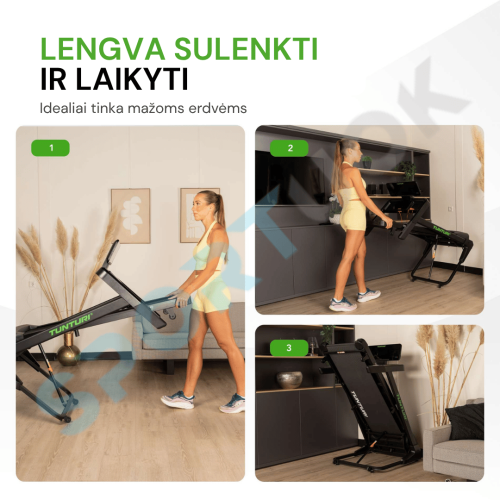 Jooksulint TUNTURI Cardio Fit T50 Treadmill + App