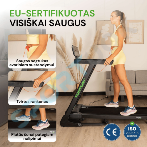 Jooksulint TUNTURI Cardio Fit T50 Treadmill + App