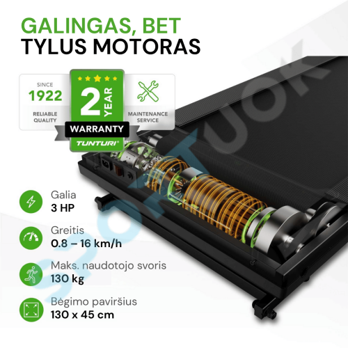 Jooksulint TUNTURI Cardio Fit T50 Treadmill + App