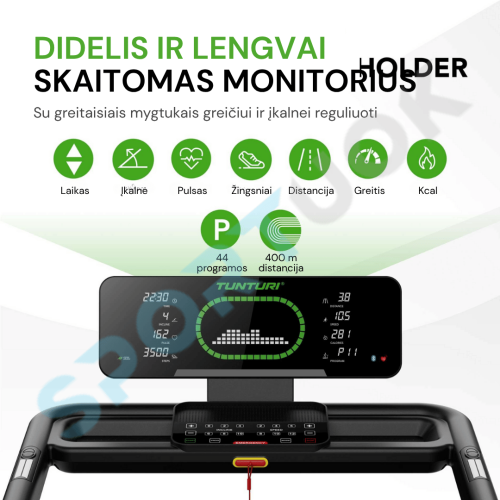 Jooksulint TUNTURI Cardio Fit T60 Treadmill + App