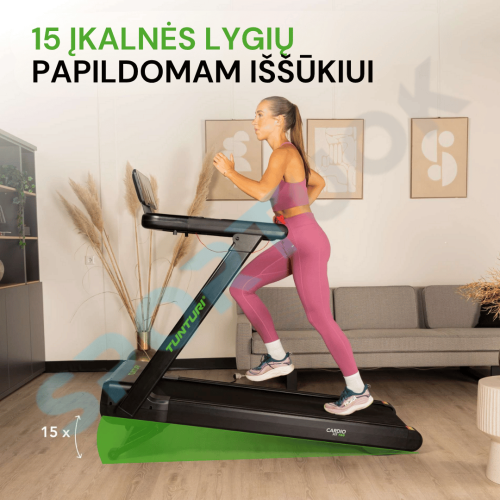 Jooksulint TUNTURI Cardio Fit T60 Treadmill + App