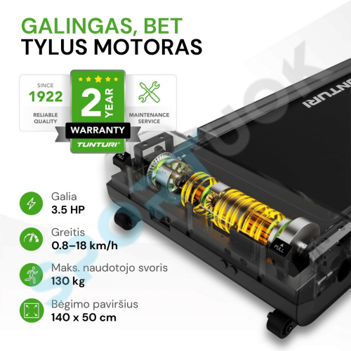 Jooksulint TUNTURI Cardio Fit T60 Treadmill + App
