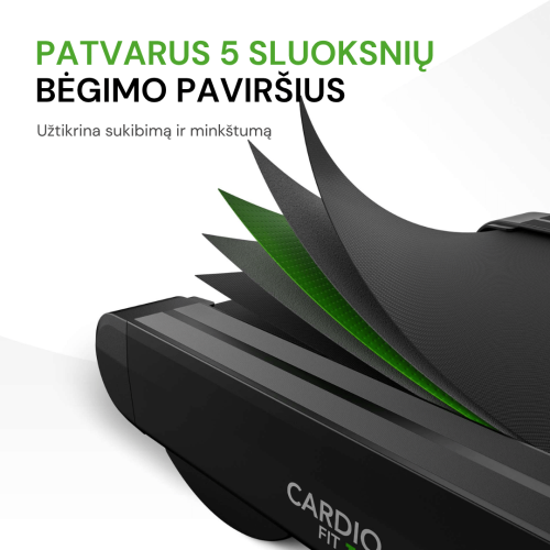 Jooksulint TUNTURI Cardio Fit T60 Treadmill + App