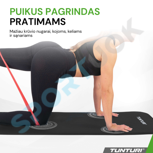 Joogamatt TUNTURI NBR Fitness Mat ilma kandekotita