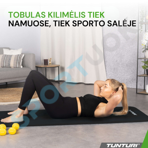 Joogamatt TUNTURI NBR Fitness Mat ilma kandekotita