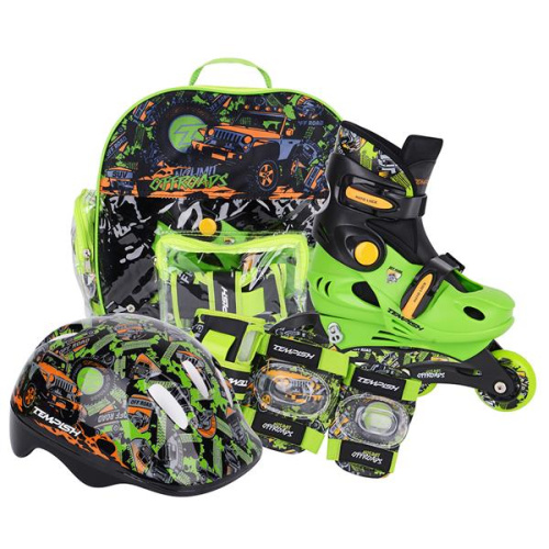 Tempish Racer beebikeelid ja kaitsekomplekt, suurus 26-29