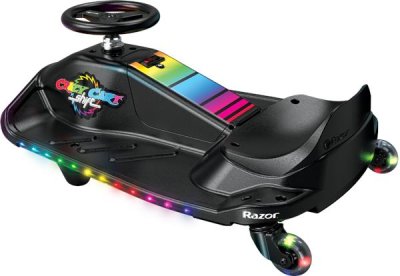 Razor Crazy Cart Shift elektrioline driftingo karting masin 12V, valgusti show